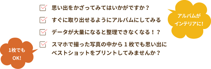 1枚でもOK！アルバムがインテリアに！